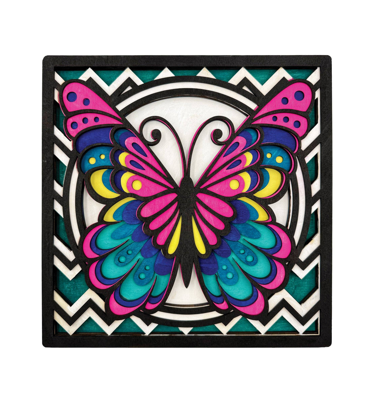 Splat Planet - Wooden Butterfly Art Craft Kit