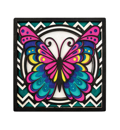 Splat Planet - Wooden Butterfly Art Craft Kit