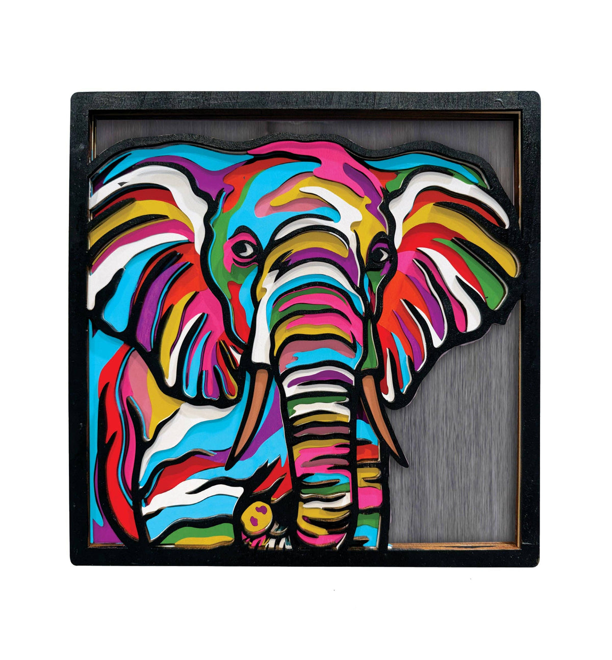 Splat Planet - Wooden Elephant Art Craft Kit