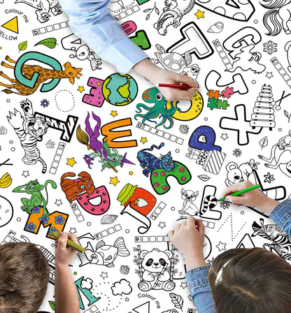 Splat Planet - Educational Table Cloth