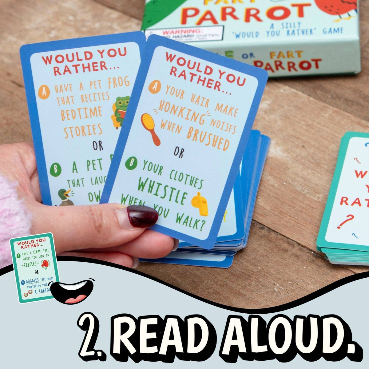 Pickle Toes or Fart Parrot – Would You Rather Game for Kids