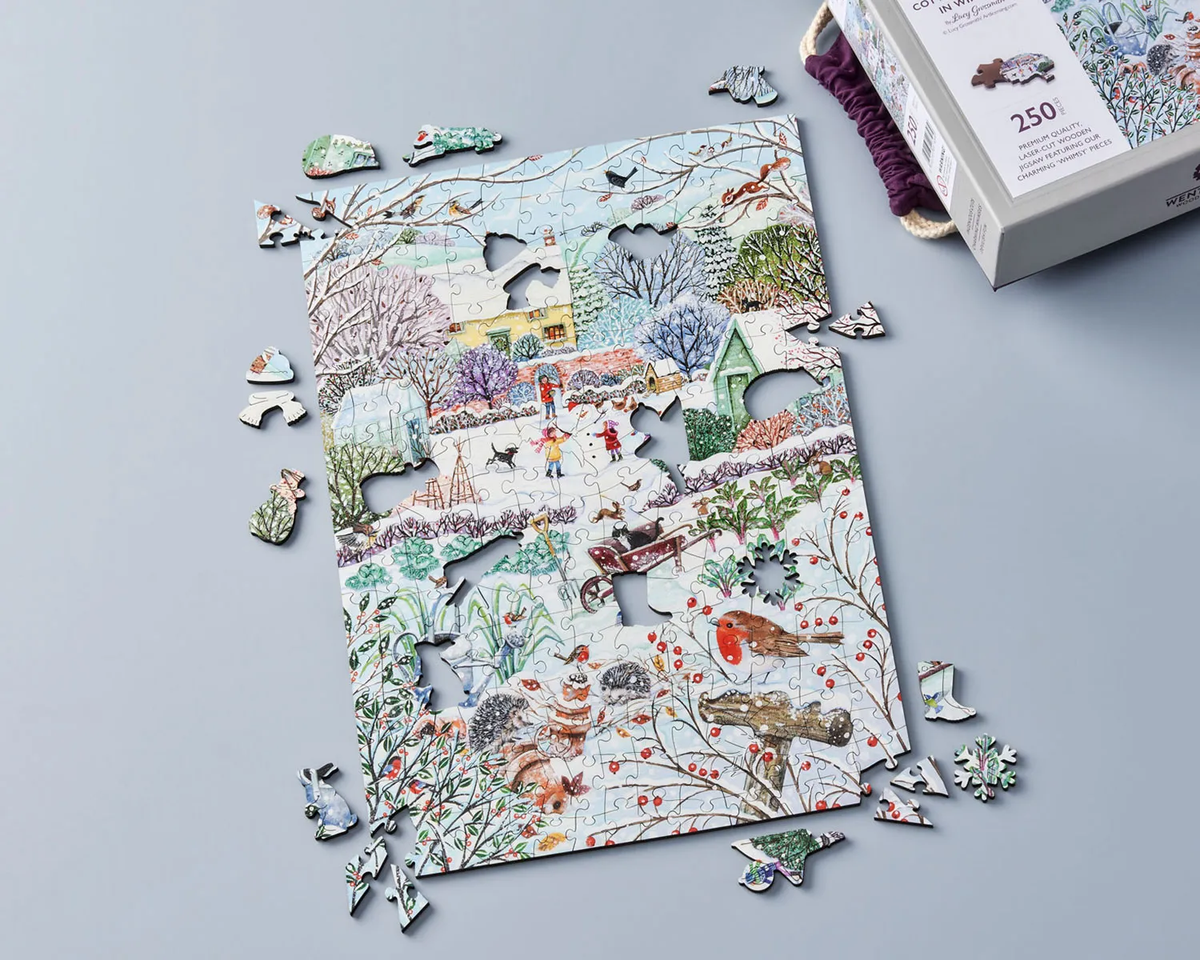 Wentworth Puzzles - Cottage Garden in Winter