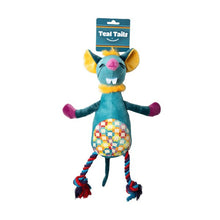 Animal Instincts Teal Tails Tim Mouse Plush