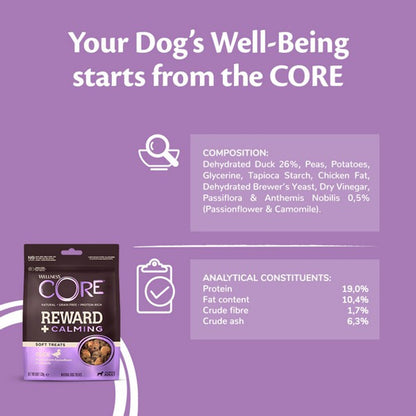 Wellness CORE Dog Treats Adult Reward+ Duck 170g