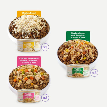 Applaws Taste Toppers Natural Wet Dog Food Broth Selection 8 x 156g Tins