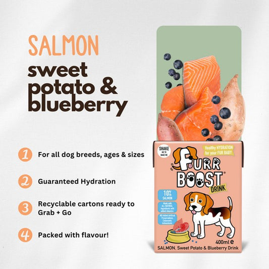 Furr Boost Salmon, Sweet Potato & Blueberry, 400ml